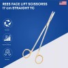 Stellmacher Instruments Inc REES Face Lift Scissors 17cm Straight T/C