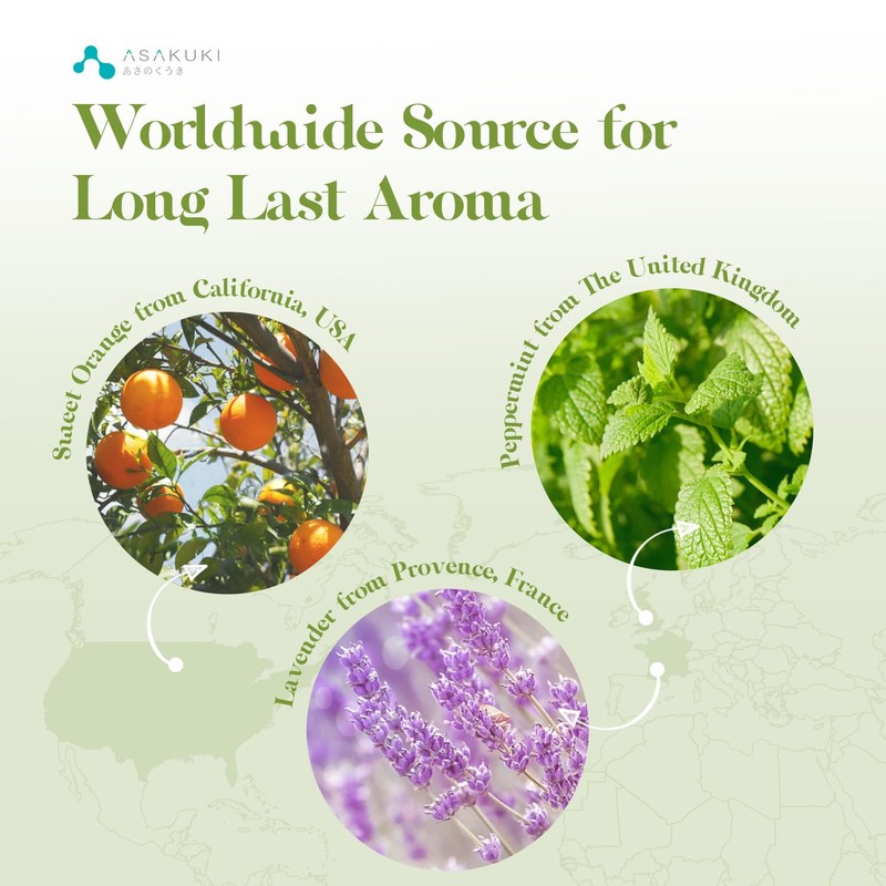 ASAKUKI Essential Oils Set, Starter Kit Oils for Diffusers for