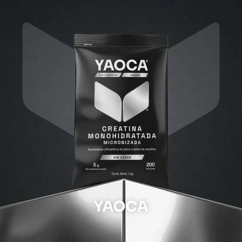 Suplemento En Polvo Yaoca Creatina Monohidratada 1 Kg Natural