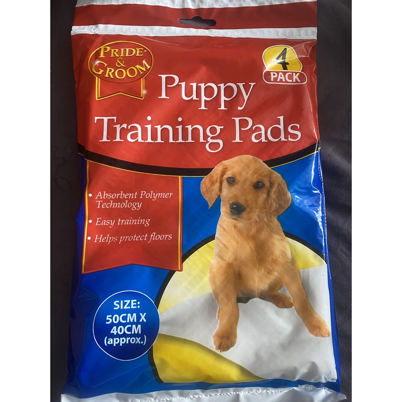 4 x Pride & Groom 4 Piece Puppy Training Pad