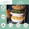 Nifty 3-Tier Oven Rack – Non-Stick, Dishwasher Safe, Use for