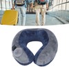 Self Inflatable Travel Pillow U Shaped Portable Neck Chain Support