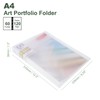 M&G 60-Pocket Binder with PP Plastic Sleeves A4(Clear), 2 Pack
