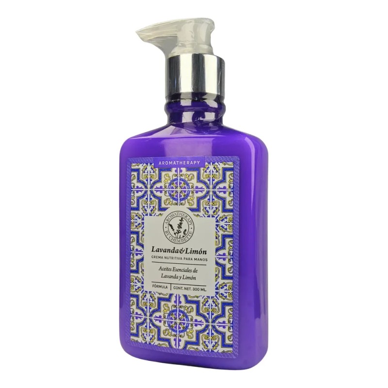Crema Manos Lavanda Limon Chemisette 300ml Desinfecta Nutre