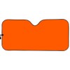 Orange Auto Windshield Sun Shade for Car SUV Truck Double