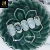 Goryeo Celadon Handmade Nail Tips - Short Straight Coffin /