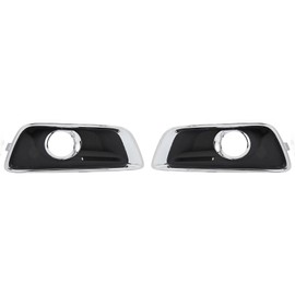 1pair Fog Light Cover Grille Bezel Left Right Fog Light Frame Replacement for Chevy Malibu 2012 to 2015