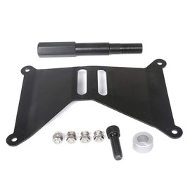 ECOTRIC Front Tow Hook License Plate Bracket Compatible with 2015-2018 Subaru WRX STI, No Drill License Plate Mount Holder Adapter Kit, License Tag Mounting Kit