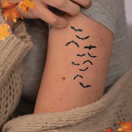 Bat Swarm Tattoo