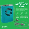 O2COOL Battery Powered Personal Fan With Lanyard, Cools Face and
