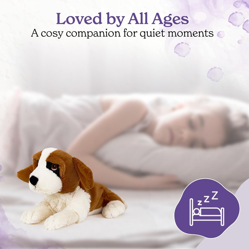 Warmies Plush St Bernard Microwavable Large, Heatable Weighted Plush Toy