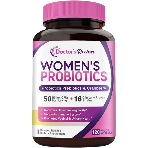 Doctor's Recipes Doctor's Recipes Women’s Probiotic, 120 Caps 50 Billion
