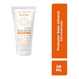 Protector solar infantil Avène Pantalla Física Crema Mineral 50FPS en crema 50mL