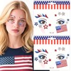 4th of July Face Gems, Fourth of July Celebration Face