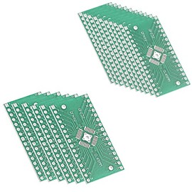 Heyiarbeit QFN 32PIN 0.65 / QFN 32PIN 0.8 to DIP Adapter PCB Board SMD Converter 15pcs