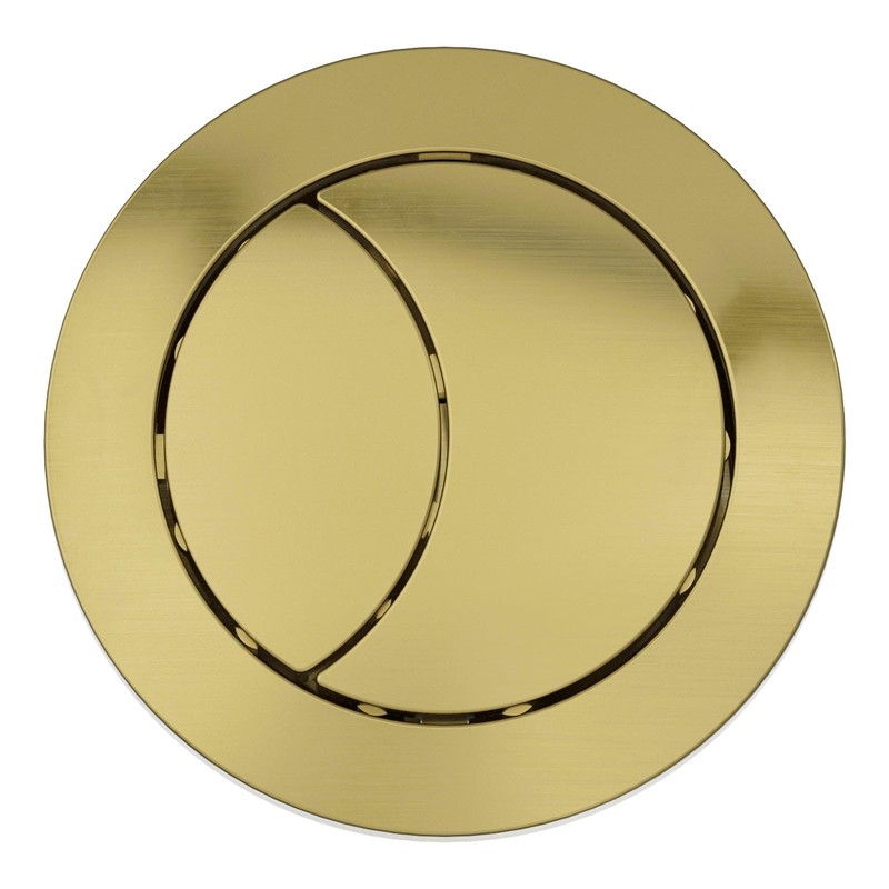 SPARES2GO Universal Toilet Cistern Dual Flush Push Button Kit for