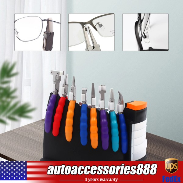 Unbranded Optician Optical Tools Kit Eyeglasses Repair 6 Pcs Screwdrivers