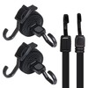 MARRTEUM 40 Inch Flat Adjustable Bungee Cords with Hooks Heavy