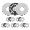 sourcing map 6 Sets AXK0619+2AS Thrust Needle Roller Bearings with