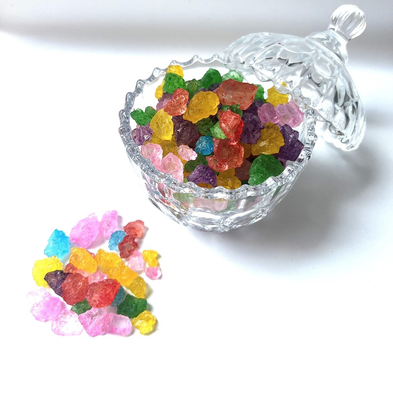 SweetGlob Old Fashioned Large Rock Sugar Candy Gems, Lump Sugar