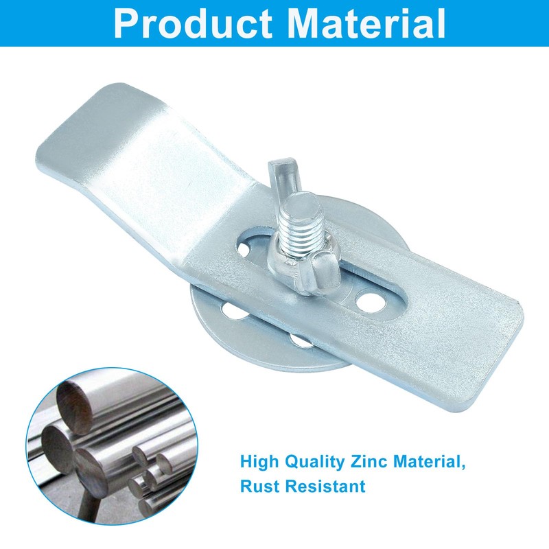 Marvexi 12Pcs Undermount Sink Brackets Silver Sink Mounting Bracket, Heavy