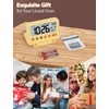 MeesMeek Digital Travel Alarm Clock - 3.54 inch LCD Display,