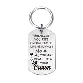 TANWIH Mom Birthday Gifts Ideas My Mother Keychain for Christmas Mother's Day Present