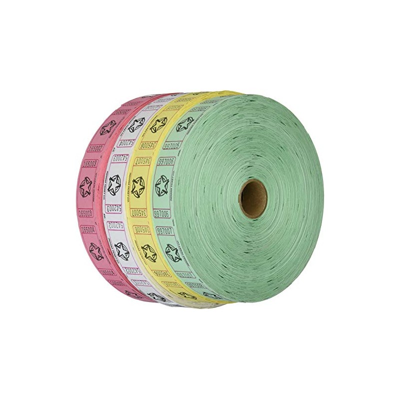 Raffle Tickets - (4 Rolls of 2000 Tickets) 8,000 Total
