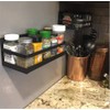 SlimmKISS Magnetic Spice Rack Holder Paper Towel Holder with Hook