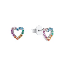 s.Oliver Children's Jewellery 925 Sterling Silver Girls Children with Synthetic Zirconia Silver Comes in Jewellery Gift Box, Sterling Silver