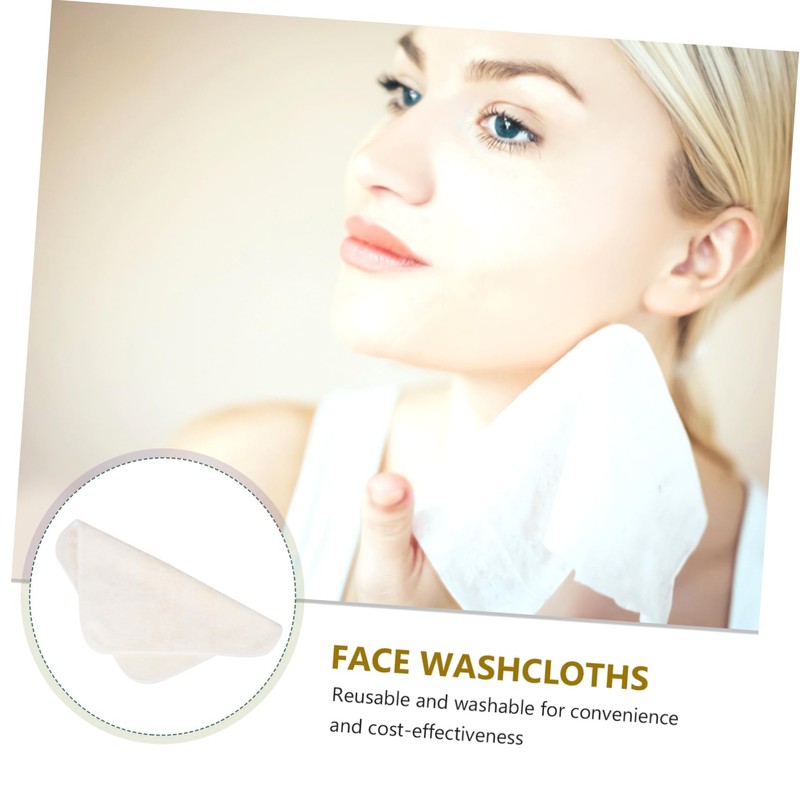 TOVINANNA 5Pcs Face Towels Soft Absorbent Washcloths for Gentle Facial