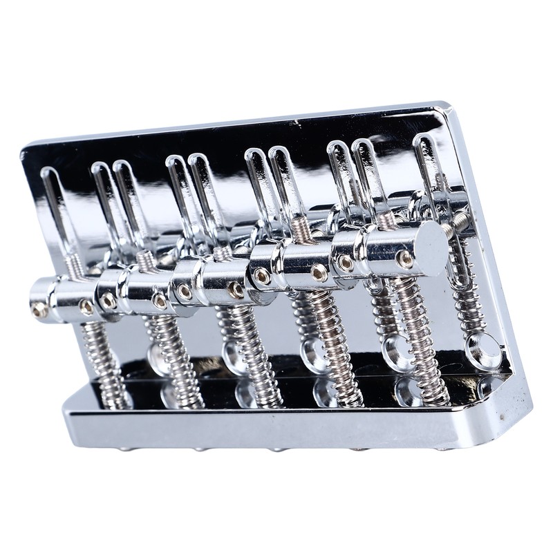 Electric Bass Bridge 5 String Bass Saddle Bridge Thickened Tailpiece
