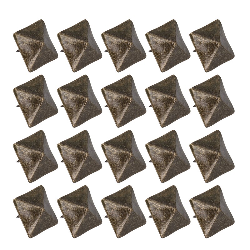 20 Pcs Antique Decorative Tacks Quadrate Appearance Clavos Decorative Nails