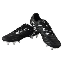 Vizari Men's Valencia SG Soft Ground Soccer Shoes/Cleats for Soft or Wet Playing Surfaces and Fields (Black,10.5)