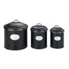 WENKO storage container Nero, airtight container, waterproof, made of lacquered