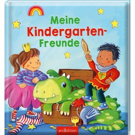 Meine Kindergarten-Freunde (Prinz und Prinzessin): Freundebuch ab 3 Jahren für Kindergarten und Kita, für Jungen und Mädchen
