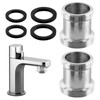 2 pcs Faucet Adapter Kit, Copper M22 to M24 Male