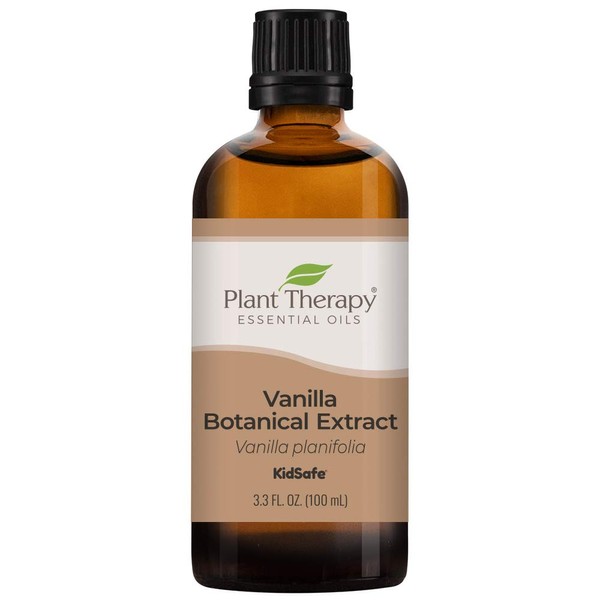 Plant Therapy Vanilla Botanical Extract 100 mL (3.3 oz) 100% Pure, Undiluted, Therapeutic Grade