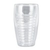 Double Wall Glass Coffee Cup 320ml High Temperature Resistance Clear
