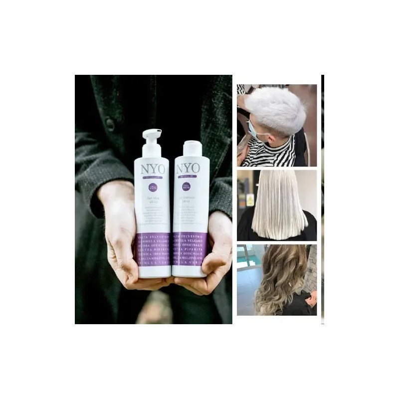 Shampoo Anti-amarillo Ideal Para Decolorado 1 L Nyo