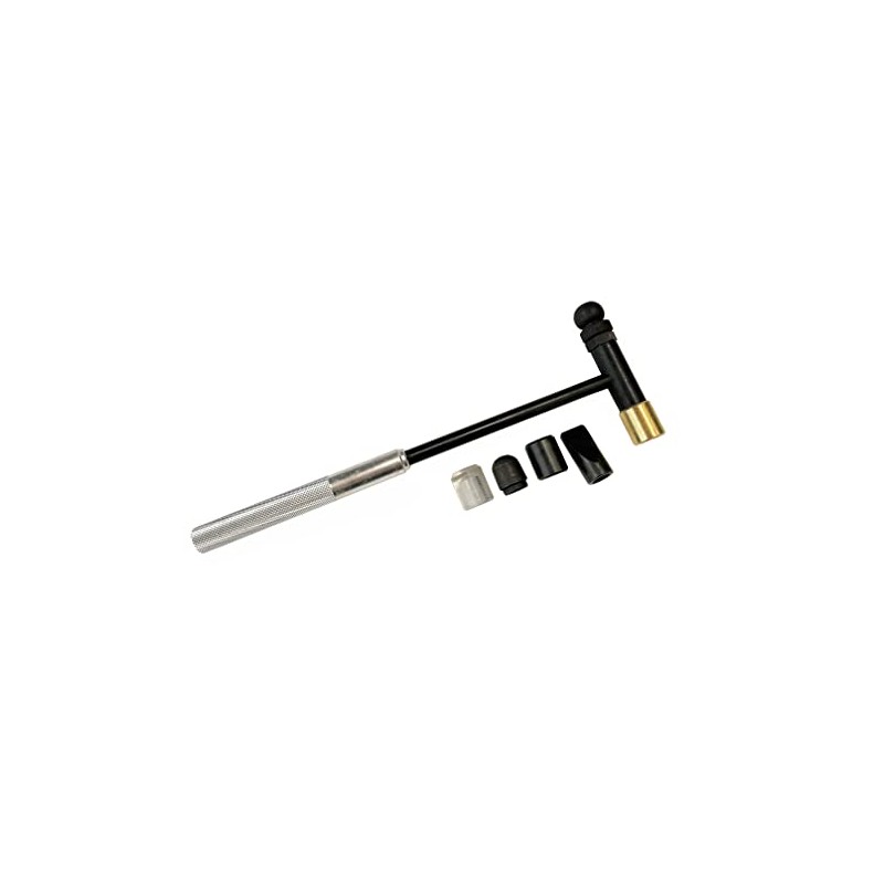 Proops Hobby Hammer with 6 Interchangeable Heads. Soft, Brass, Nylon,