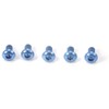 Tamiya HOP-UP OPTIONS OP-765 3x6 Hex Button Head Screws, Blue,