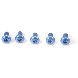 Tamiya HOP-UP OPTIONS OP-765 3x6 Hex Button Head Screws, Blue, 5 Pieces
