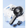 SWEETFULL Portable Misting Fan - 180° Foldable Handheld Personal Fan