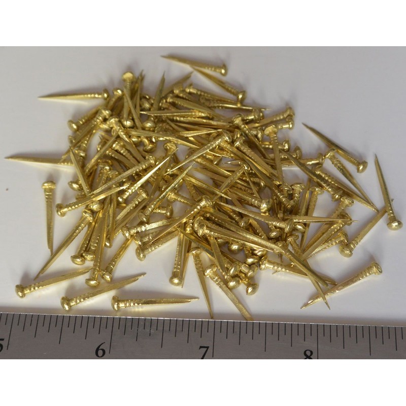 Solid Brass Nails Tacks for Shoes Boots Leather Heels Soles