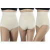 ToBeInStyle Women's 3 Pack High Waisted Silky Smooth Shipping Brief