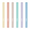Jagowa 6Pcs Pastel Highlighters, Broad and Fine Double-ended Highlighter Set,