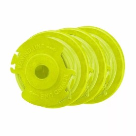 Ryobi Replacement Twisted 0.080 In. String Trimmer Auto Feed Line Spools 3-Pack