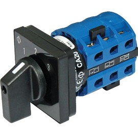 AC Rotary Switch - OFF + 3 Positions 120V AC 30A