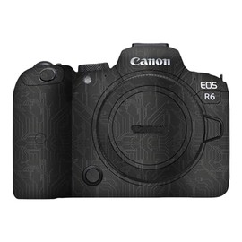 kakotopa Camera Body Protective Skin Compatible with EOS R6,Full Coverage Anti-Scratch Decorative Wrap Film,Precision Cut,Easy to Apply,Removable Sticker (Circuit Board Black)